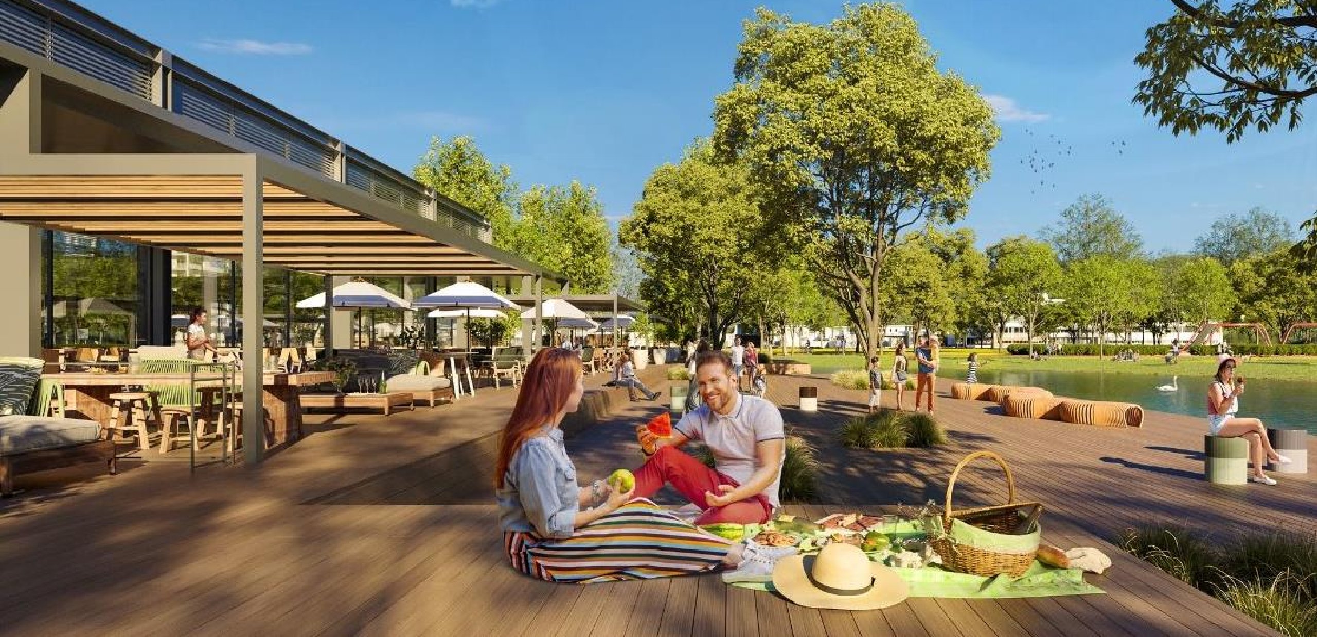 Render ilustrativo do masterplan